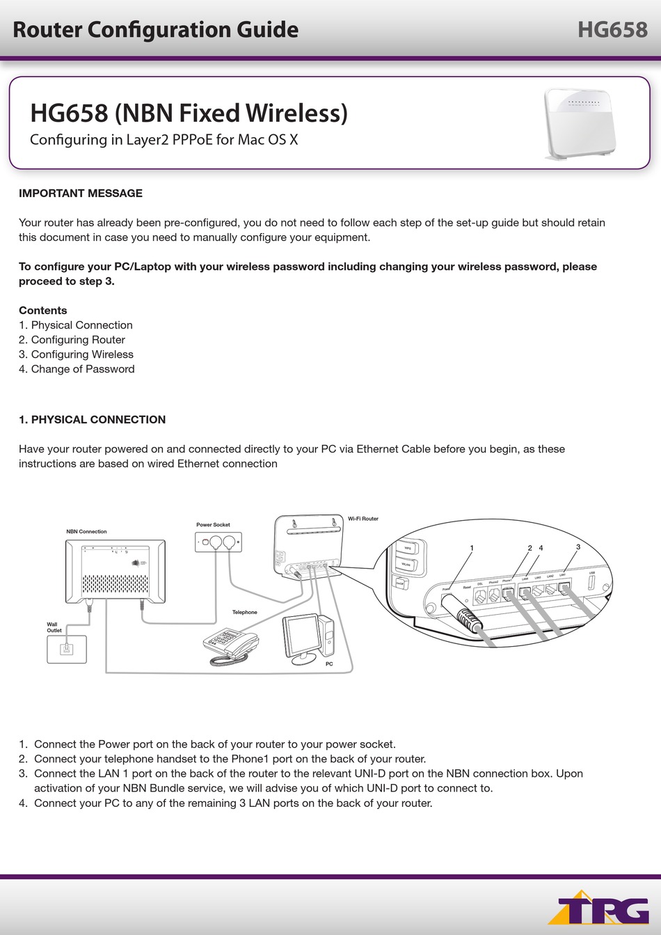 TPG HG658 CONFIGURATION MANUAL Pdf Download ManualsLib