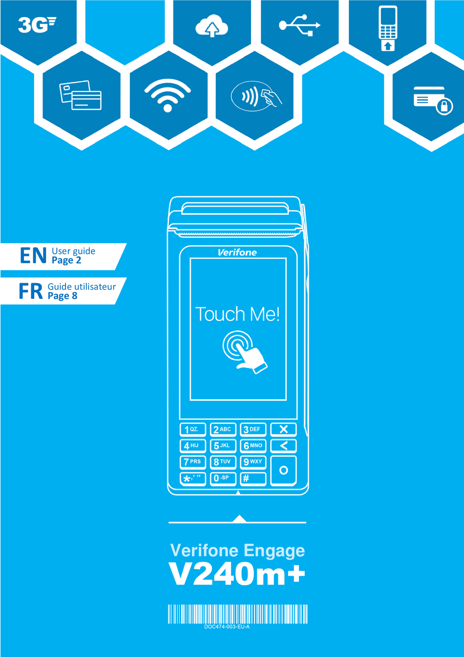 VERIFONE V240M+ USER MANUAL Pdf Download ManualsLib
