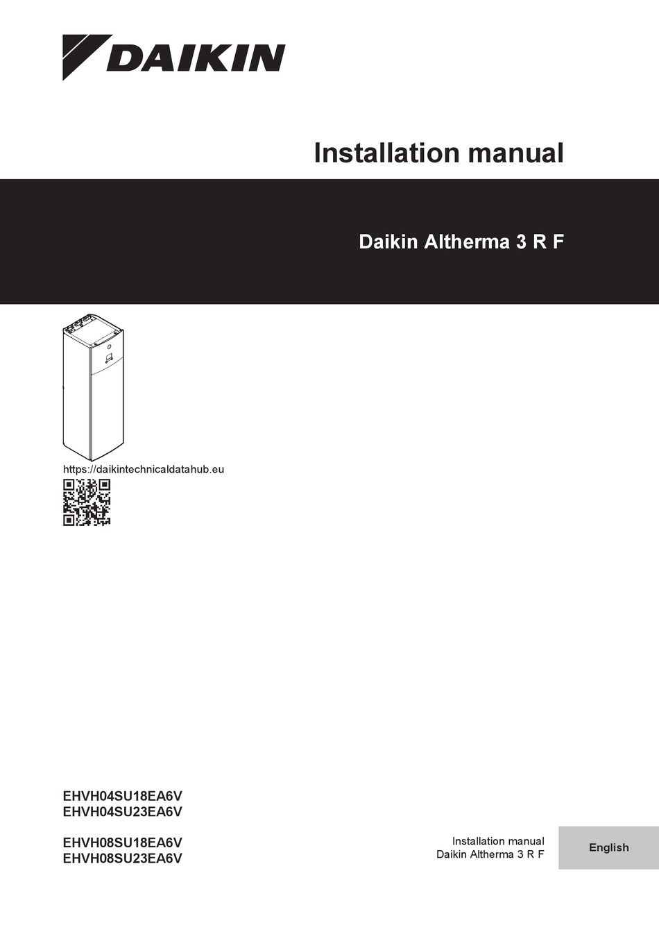 DAIKIN ALTHERMA 3 R F INSTALLATION