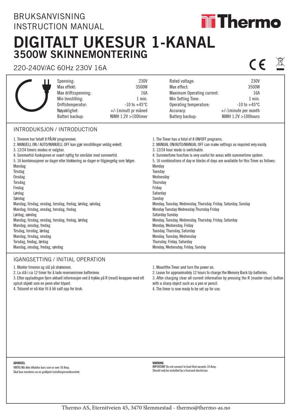 THERMO SHTM247 INSTRUCTION MANUAL Pdf Download ManualsLib