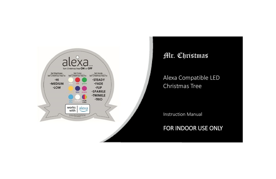 MR. CHRISTMAS ALEXA INSTRUCTION MANUAL Pdf Download ManualsLib