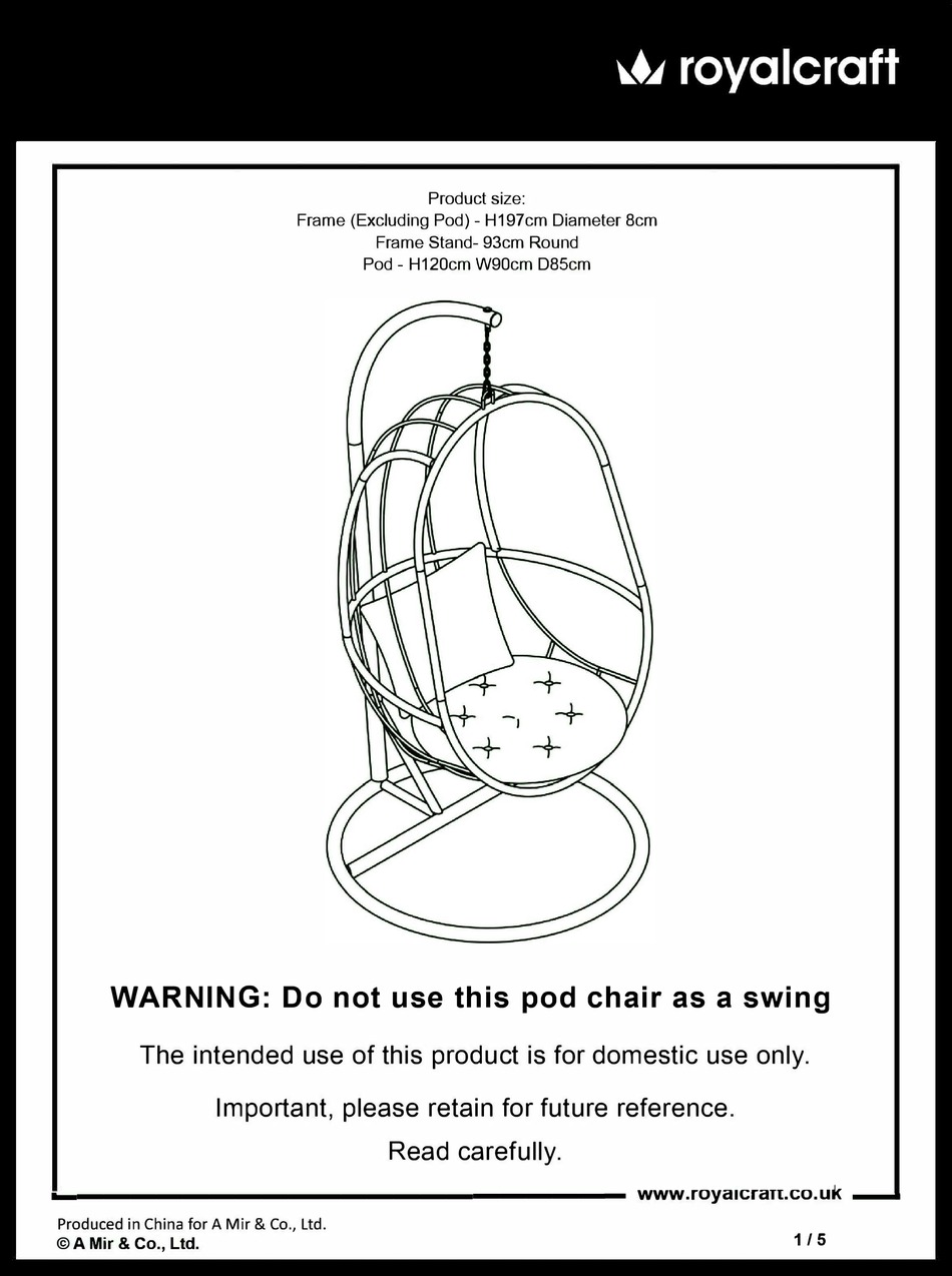 ROYALCRAFT WEATHER SHIELD WENTWORTH ASSEMBLY INSTRUCTIONS Pdf Download