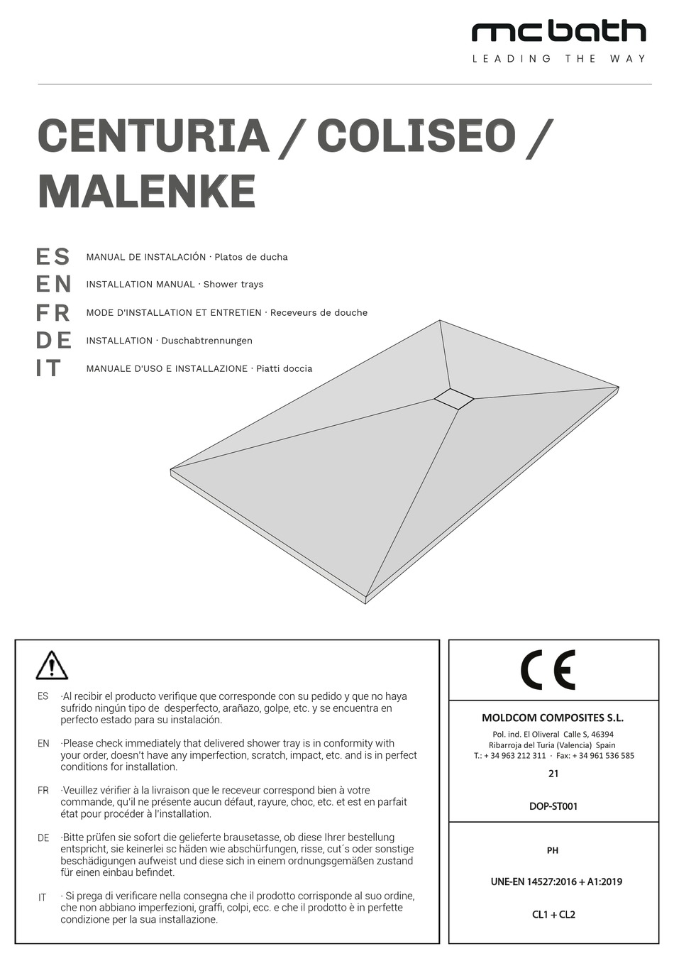 MCBATH CENTURIA INSTALLATION MANUAL Pdf Download ManualsLib