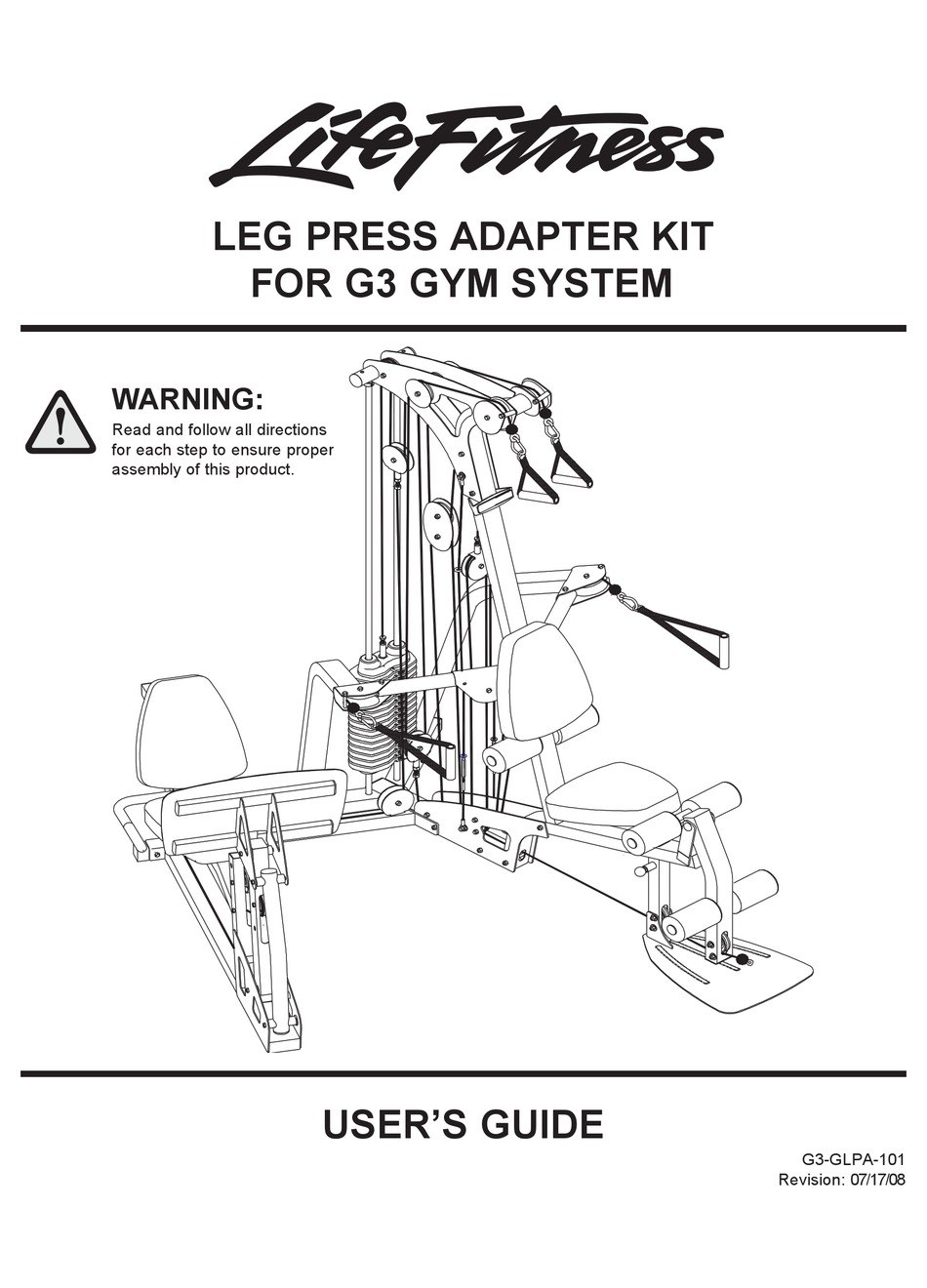 LIFEFITNESS G3 USER MANUAL Pdf Download ManualsLib