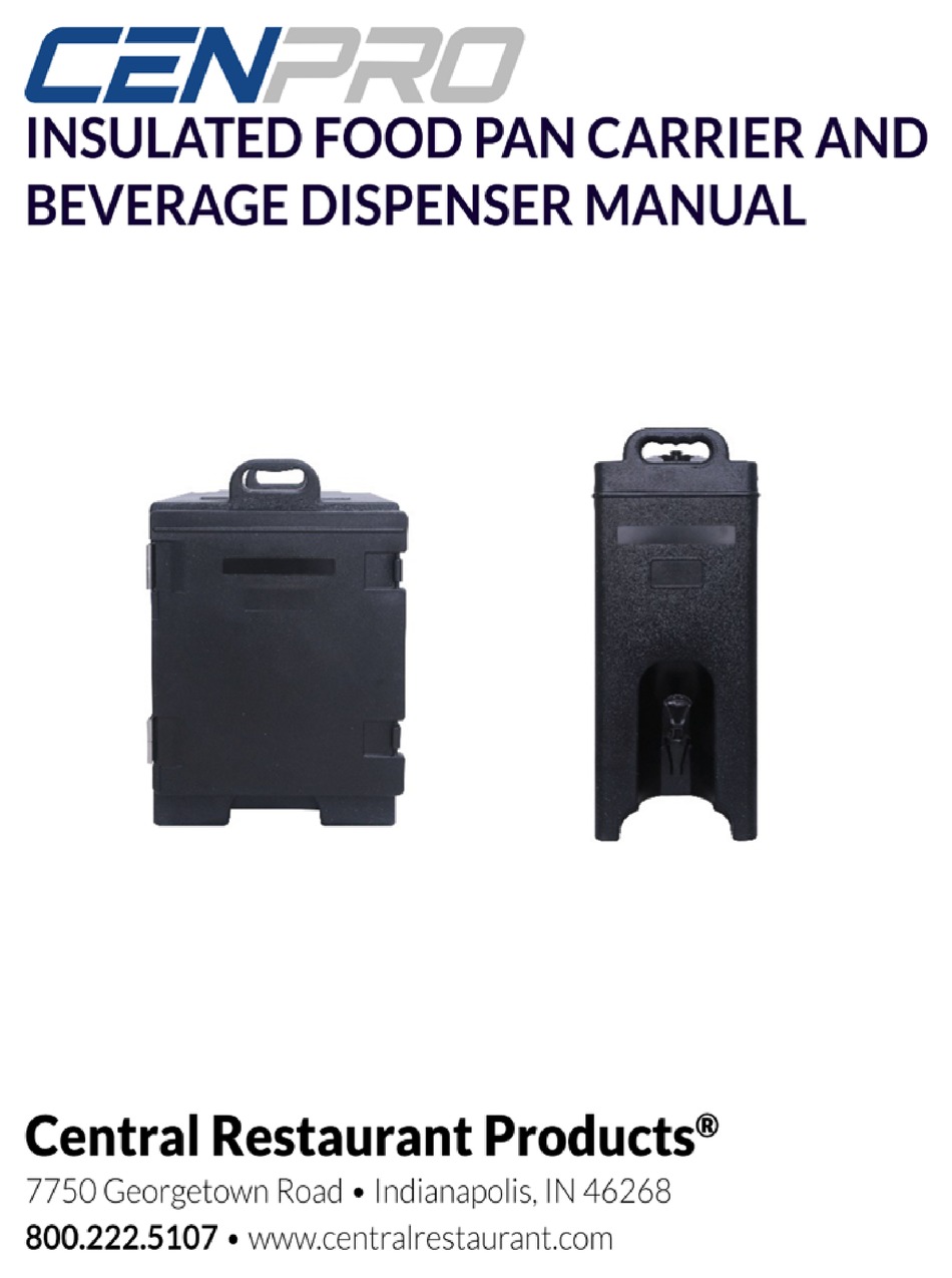 CENTRAL RESTAURANT PRODUCTS CENPRO MANUAL Pdf Download ManualsLib