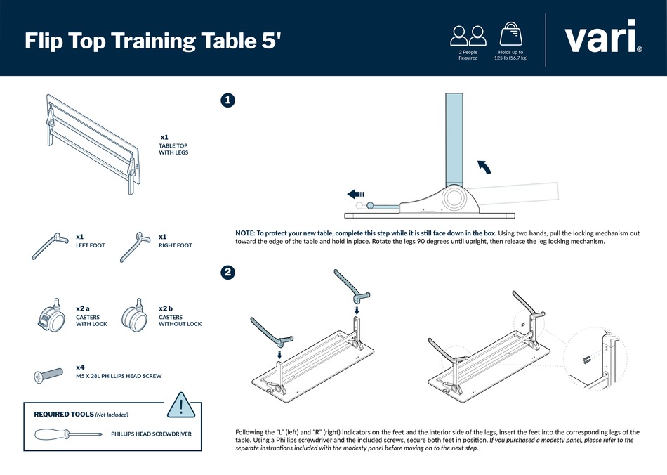 VARI 401177 ASSEMBLY INSTRUCTIONS Pdf Download ManualsLib