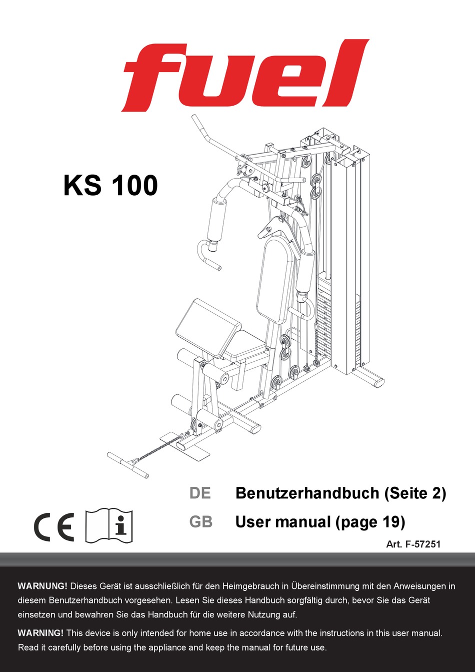FUEL KS 100 USER MANUAL Pdf Download ManualsLib