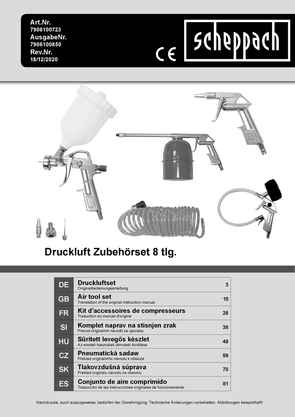 Scheppach 7906100723 Translation Of The Original Instruction Manual Pdf Download Manualslib 5486