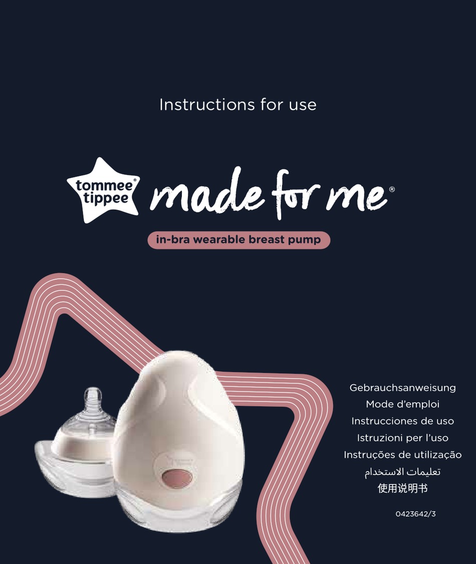Using Your Pump; On-Pump Controls; Turning It On; Aligning Your Nipple - Tommee  Tippee 1203 Instructions For Use Manual [Page 13]
