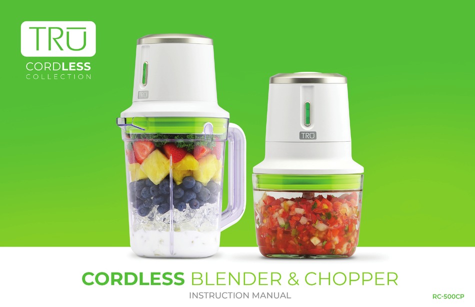 TRU CORDLESS RC500CP INSTRUCTION MANUAL Pdf Download ManualsLib
