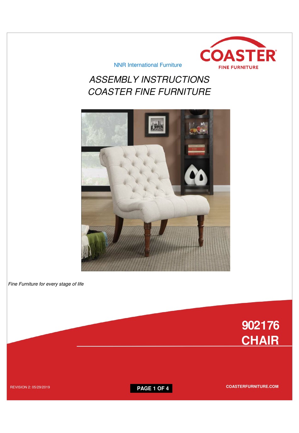 COASTER 902176 ASSEMBLY INSTRUCTIONS Pdf Download ManualsLib