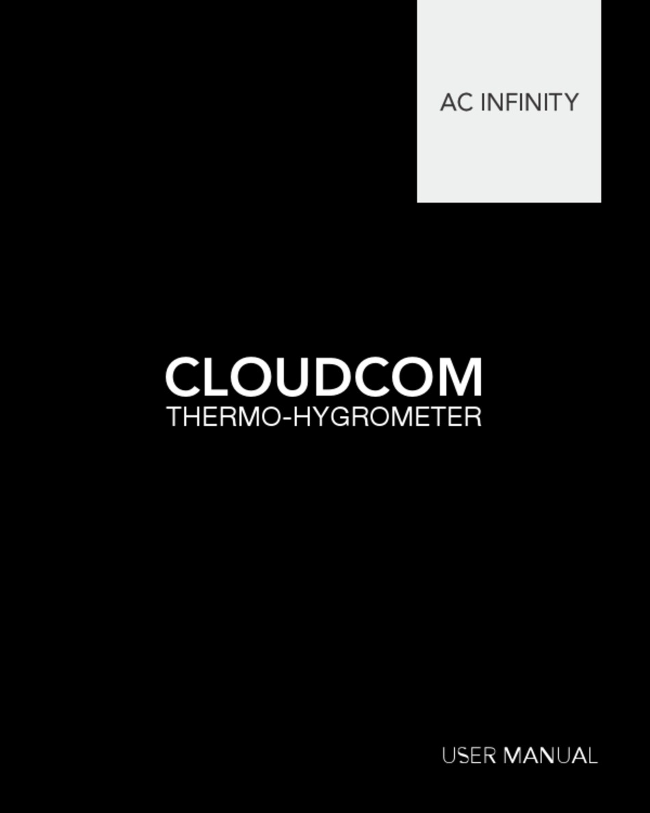 AC INFINITY USER MANUAL Pdf Download ManualsLib