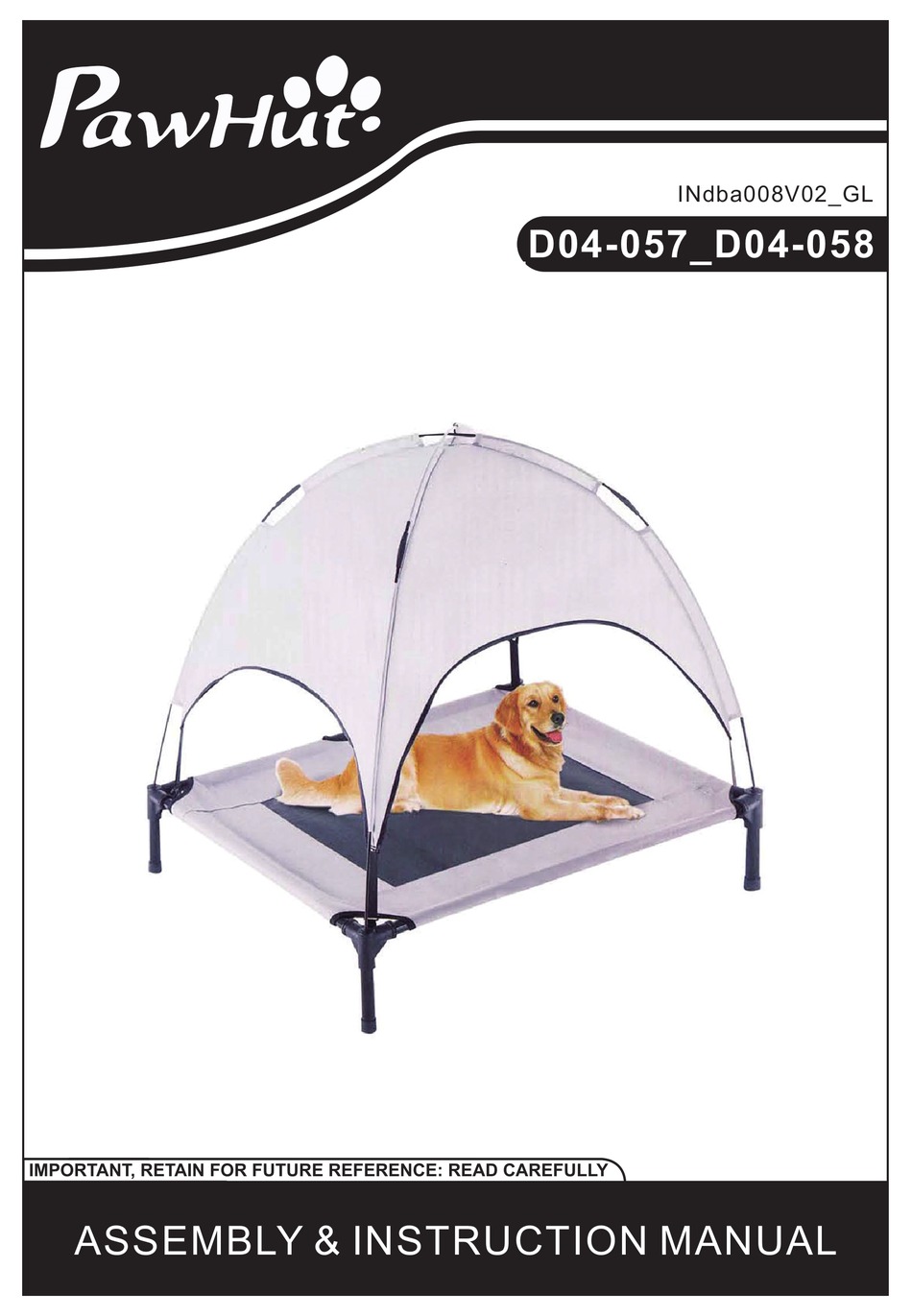PAWHUT D04057 ASSEMBLY & INSTRUCTION MANUAL Pdf Download ManualsLib