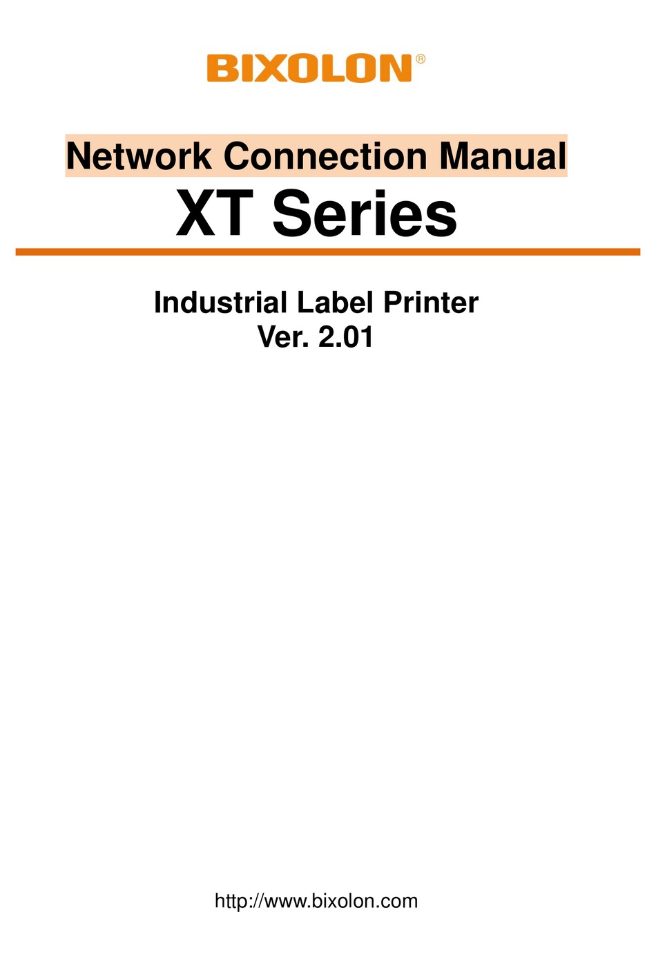 BIXOLON XT SERIES NETWORK CONNECTION MANUAL Pdf Download ManualsLib