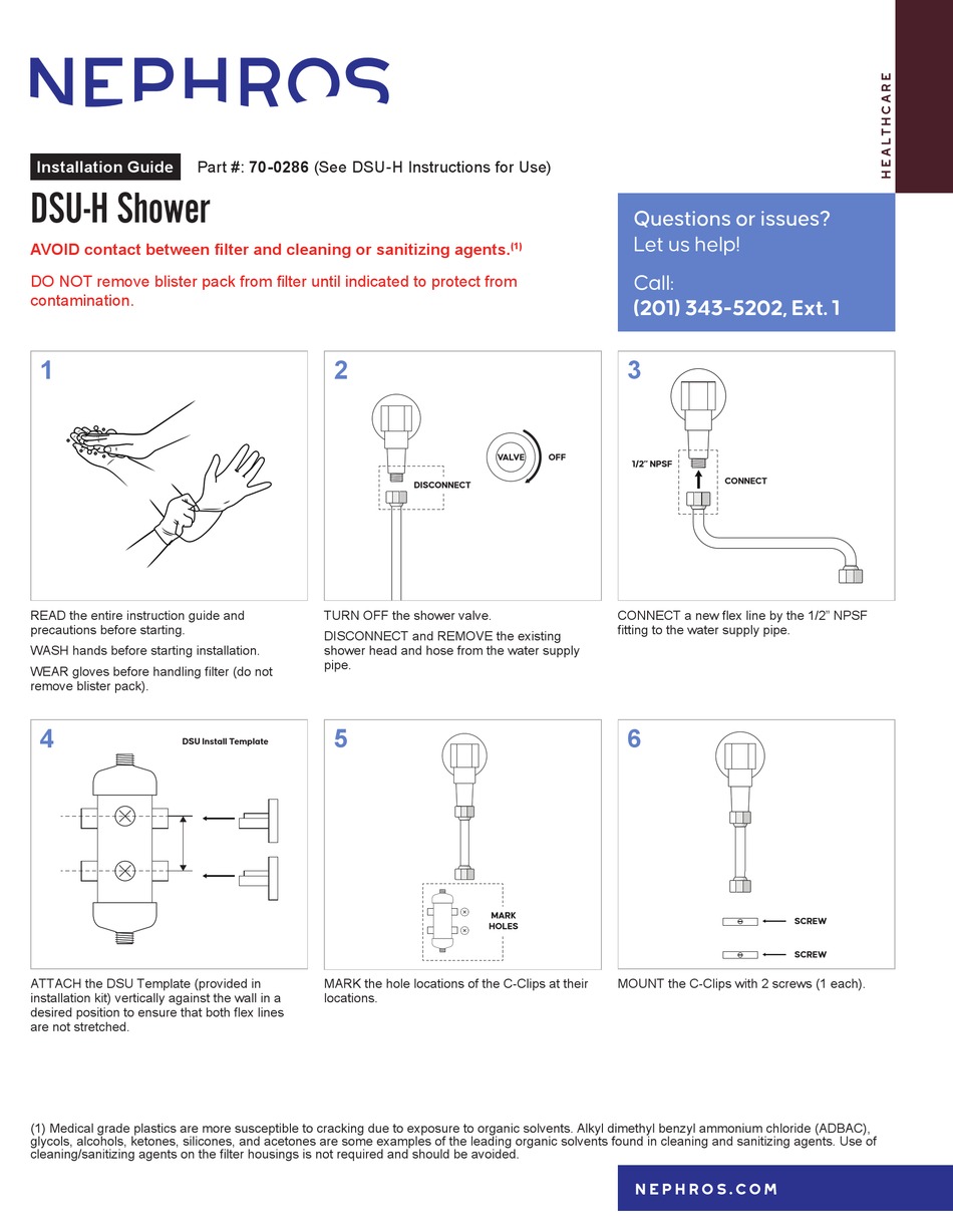 NEPHROS DSUH 700286 INSTALLATION MANUAL Pdf Download ManualsLib