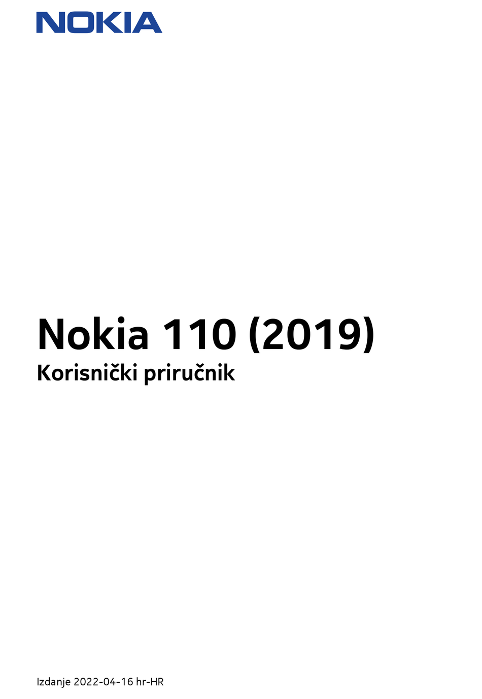 NOKIA 110 MANUAL Pdf Download ManualsLib