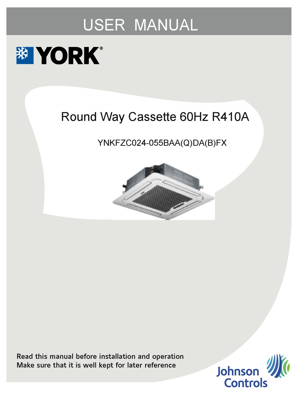 YORK YNKFZC024055BAADAFX OWNER'S MANUAL Pdf Download ManualsLib