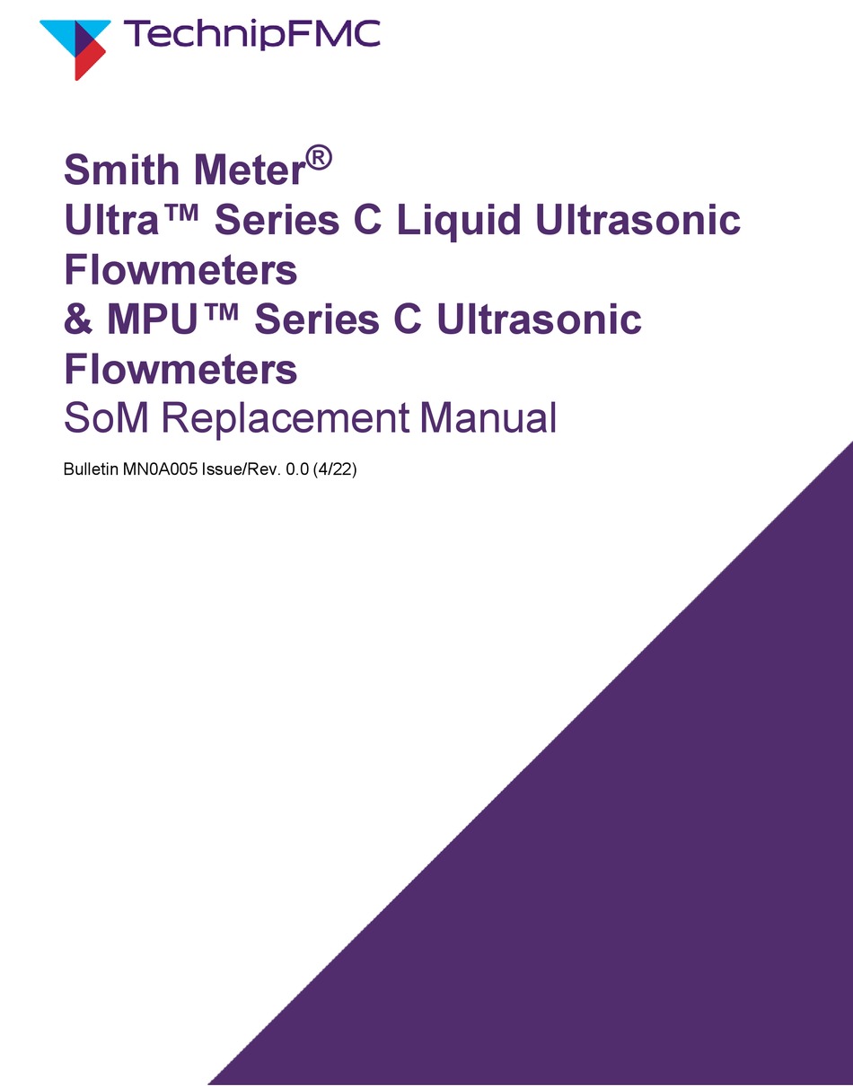 TECHNIPFMC SMITH METER ULTRA C SERIES REPLACEMENT MANUAL Pdf Download 