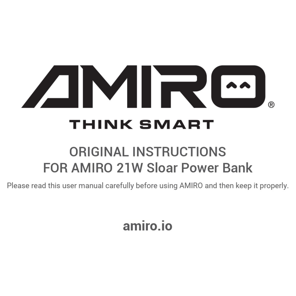 AMIRO LX PB21 ORIGINAL INSTRUCTIONS MANUAL Pdf Download ManualsLib