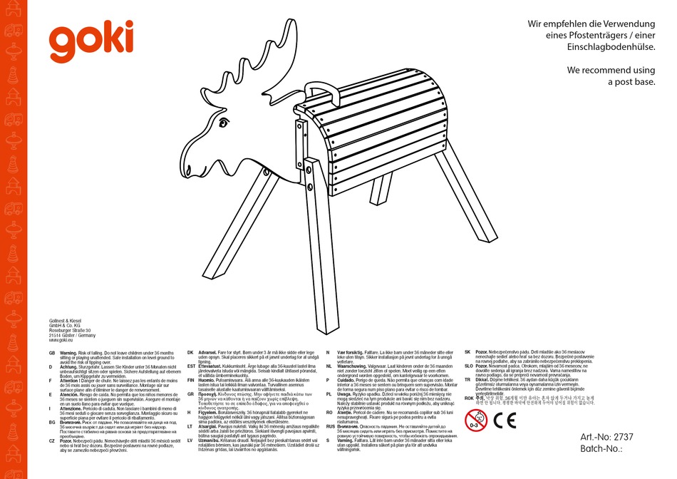 GOKI 2737 ASSEMBLY INSTRUCTIONS Pdf Download ManualsLib