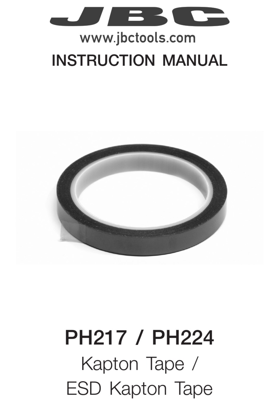 JBC PH217 INSTRUCTION MANUAL Pdf Download ManualsLib