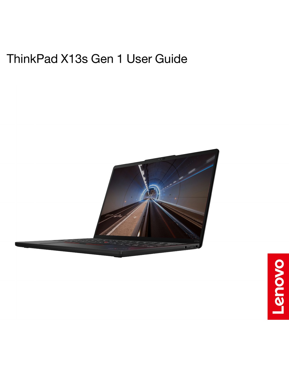 LENOVO THINKPAD X13S GEN 1 USER MANUAL Pdf Download  ManualsLib