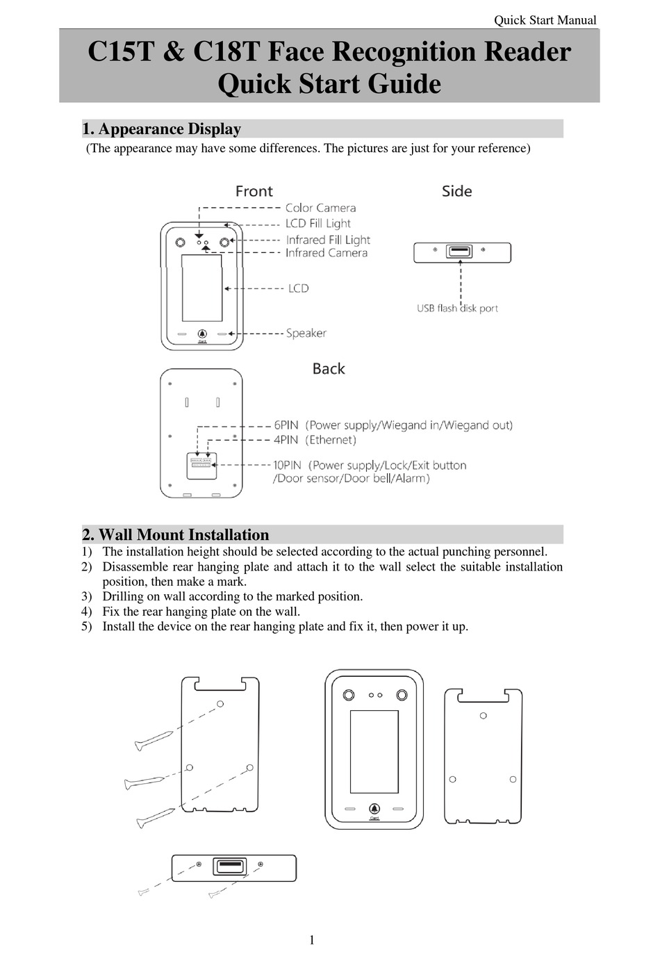 ELID C15T QUICK START MANUAL Pdf Download ManualsLib