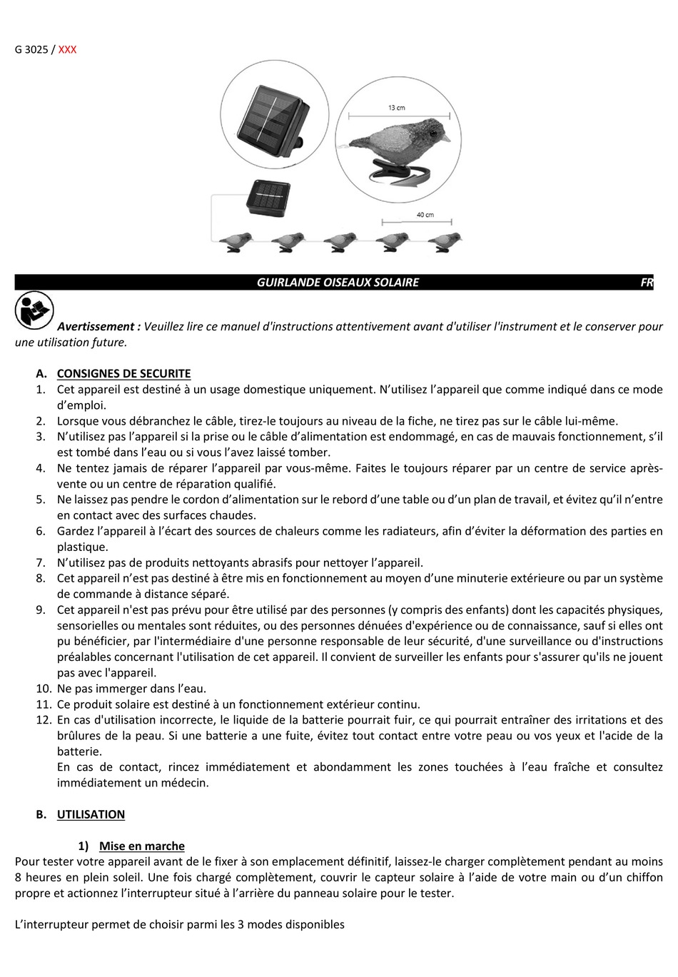 EUROTOPS G 3025 INSTRUCTION MANUAL Pdf Download | ManualsLib