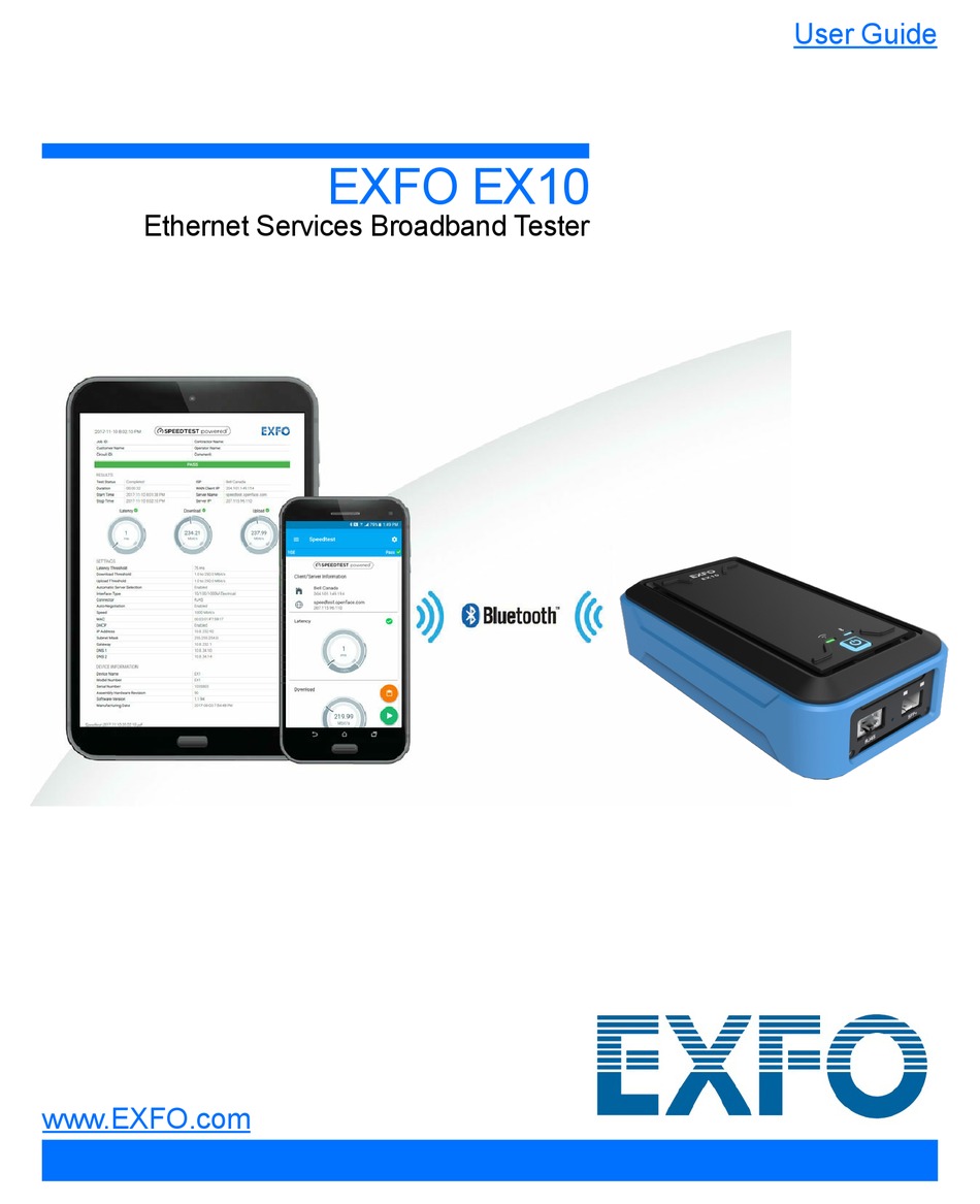 EXFO EX10 USER MANUAL Pdf Download ManualsLib