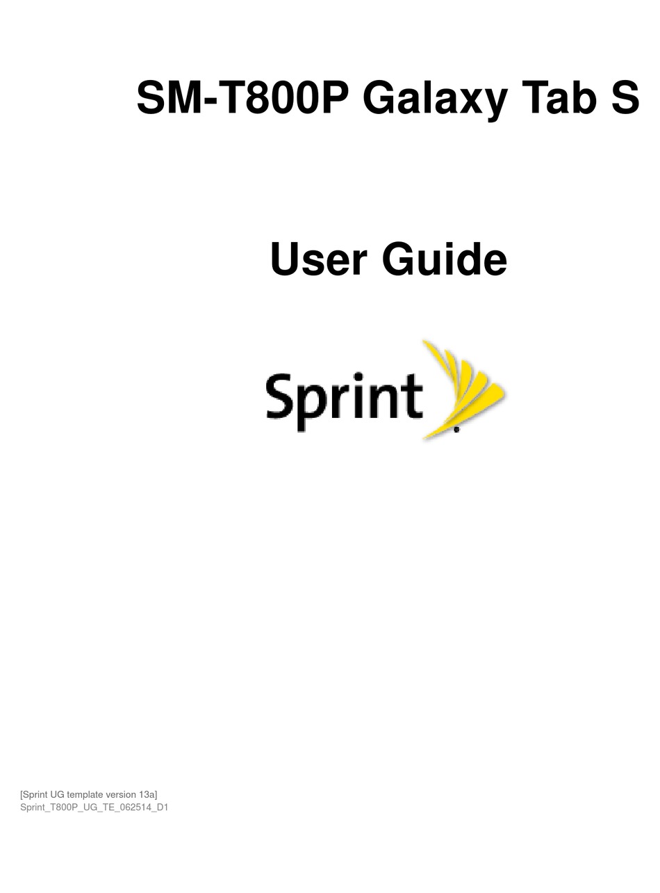 SAMSUNG SM-T800P USER MANUAL Pdf Download | ManualsLib