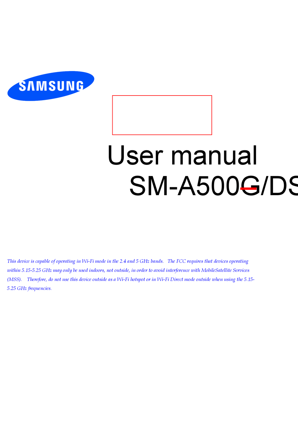 samsung sma500g