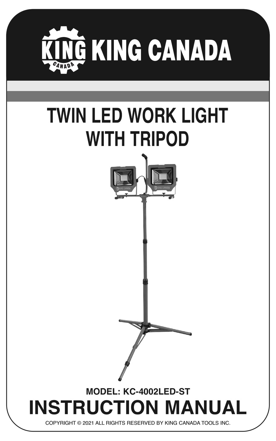 KING CANADA KC4002LEDST INSTRUCTION MANUAL Pdf Download ManualsLib