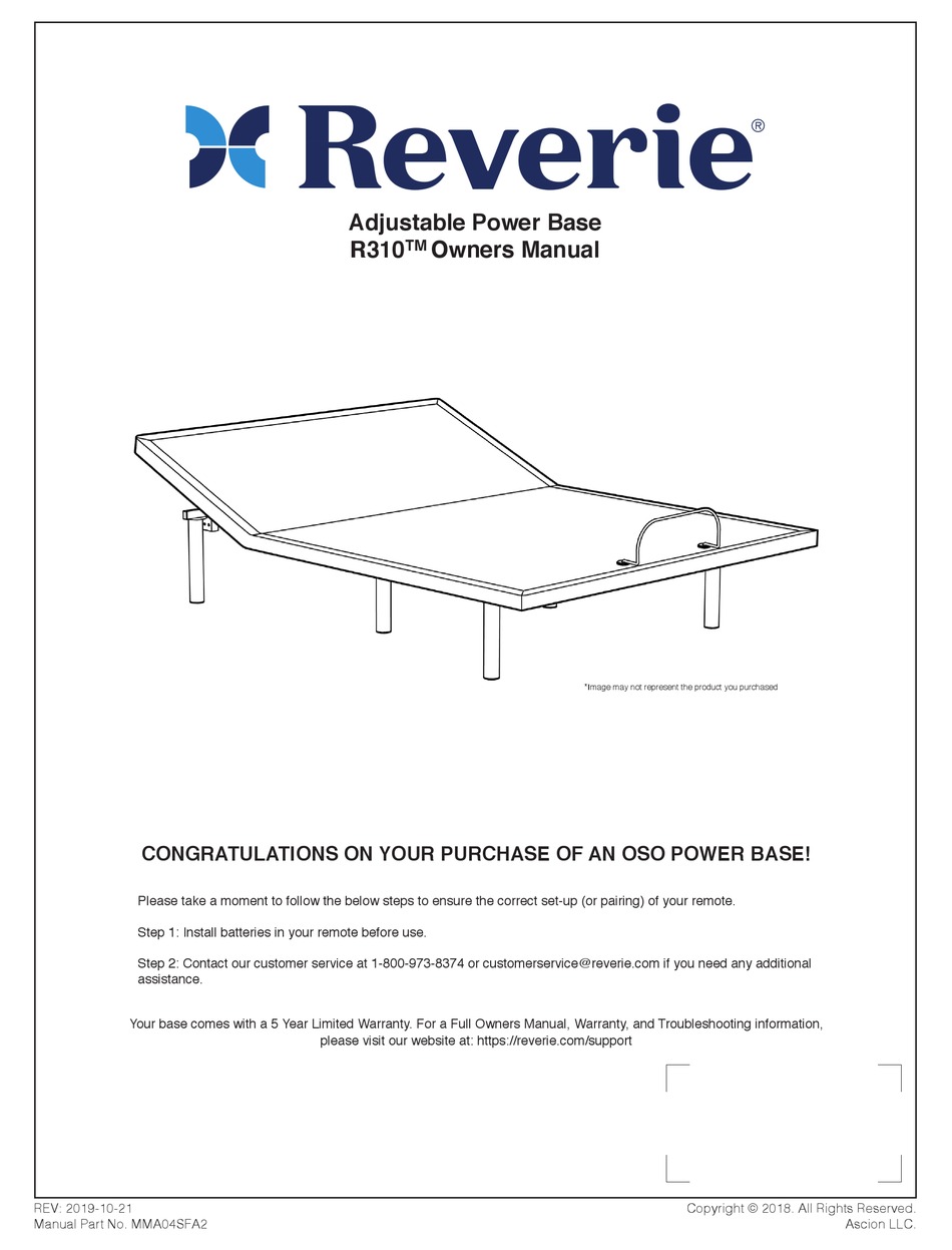 REVERIE R310 OWNER'S MANUAL Pdf Download ManualsLib