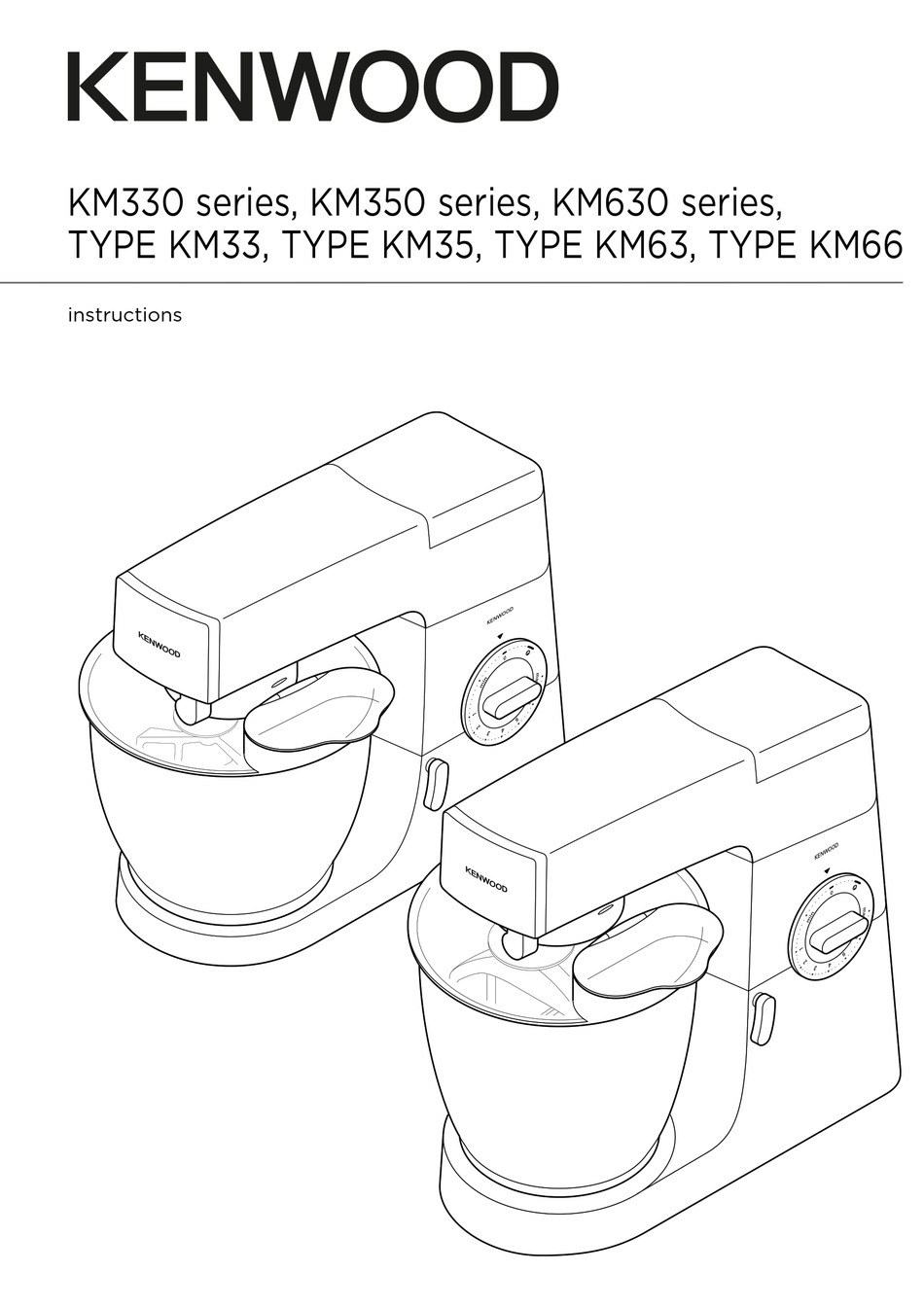 KENWOOD KM33 INSTRUCTIONS MANUAL Pdf Download ManualsLib