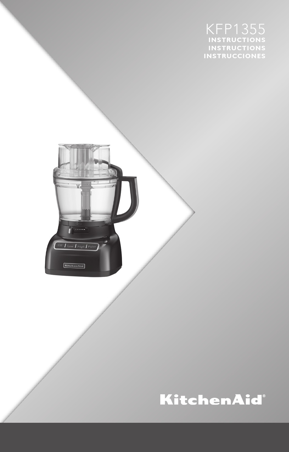 KITCHENAID KFP1355 INSTRUCTIONS MANUAL Pdf Download ManualsLib