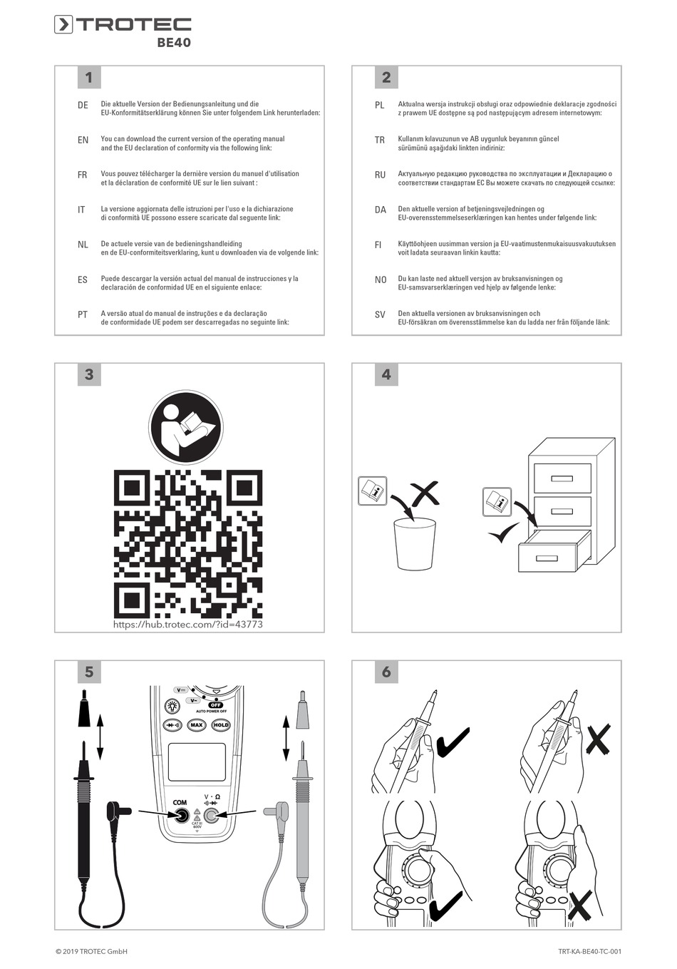 TROTEC BE40 OPERATING MANUAL Pdf Download | ManualsLib