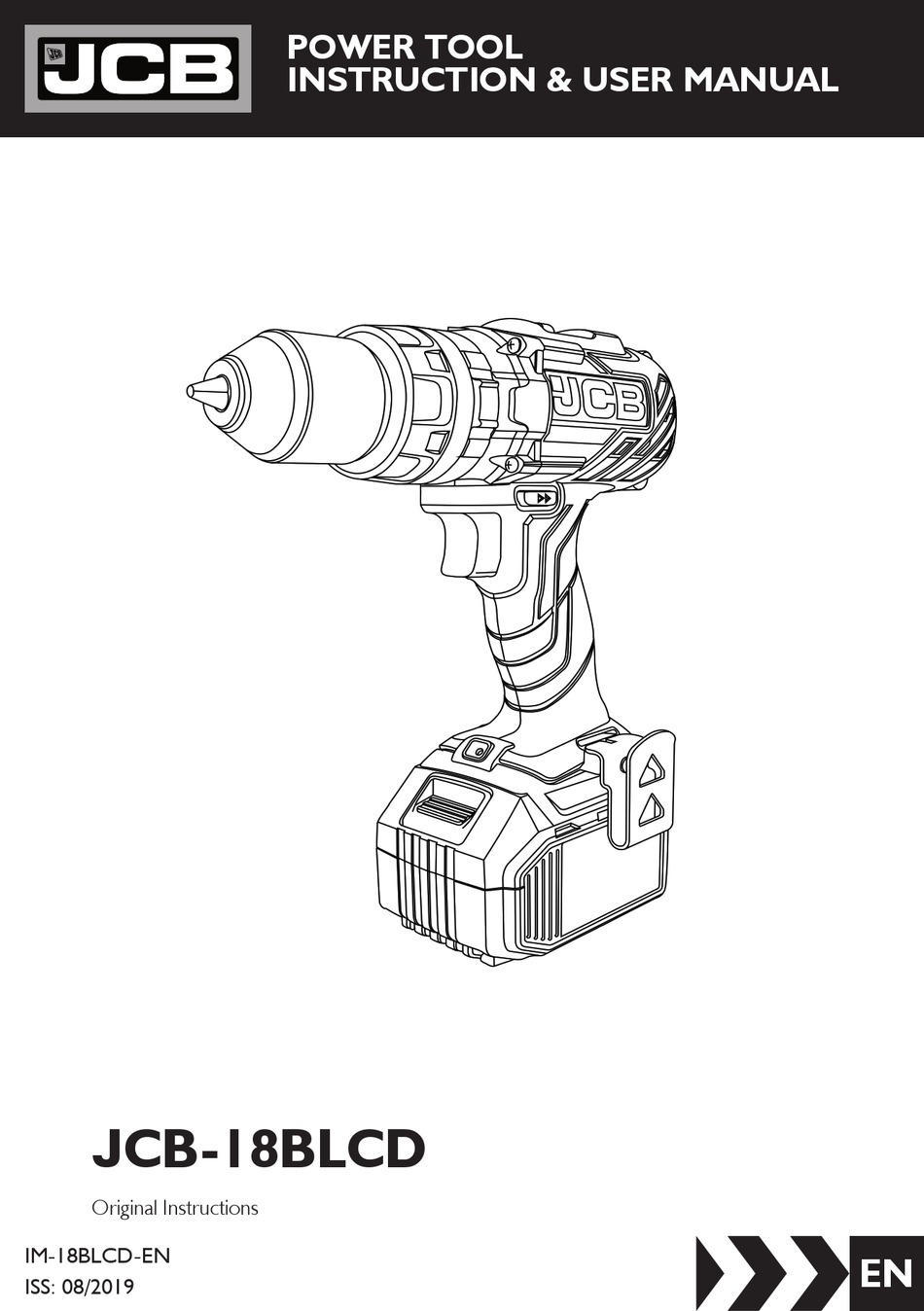 JCB 18BLCD INSTRUCTIONS & USER'S MANUAL Pdf Download ManualsLib