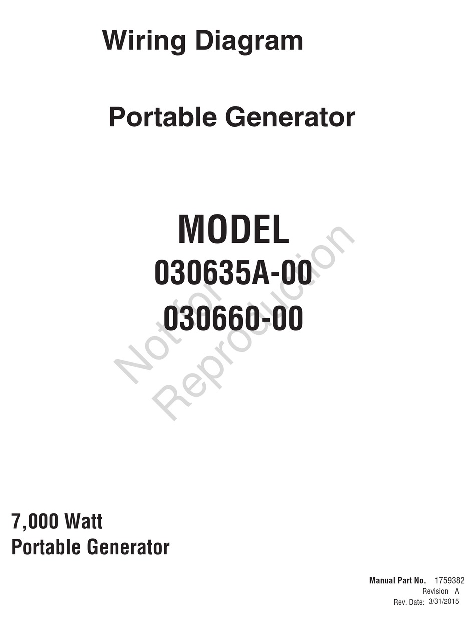 BRIGGS & STRATTON 030635A00 WIRING DIAGRAM Pdf Download ManualsLib