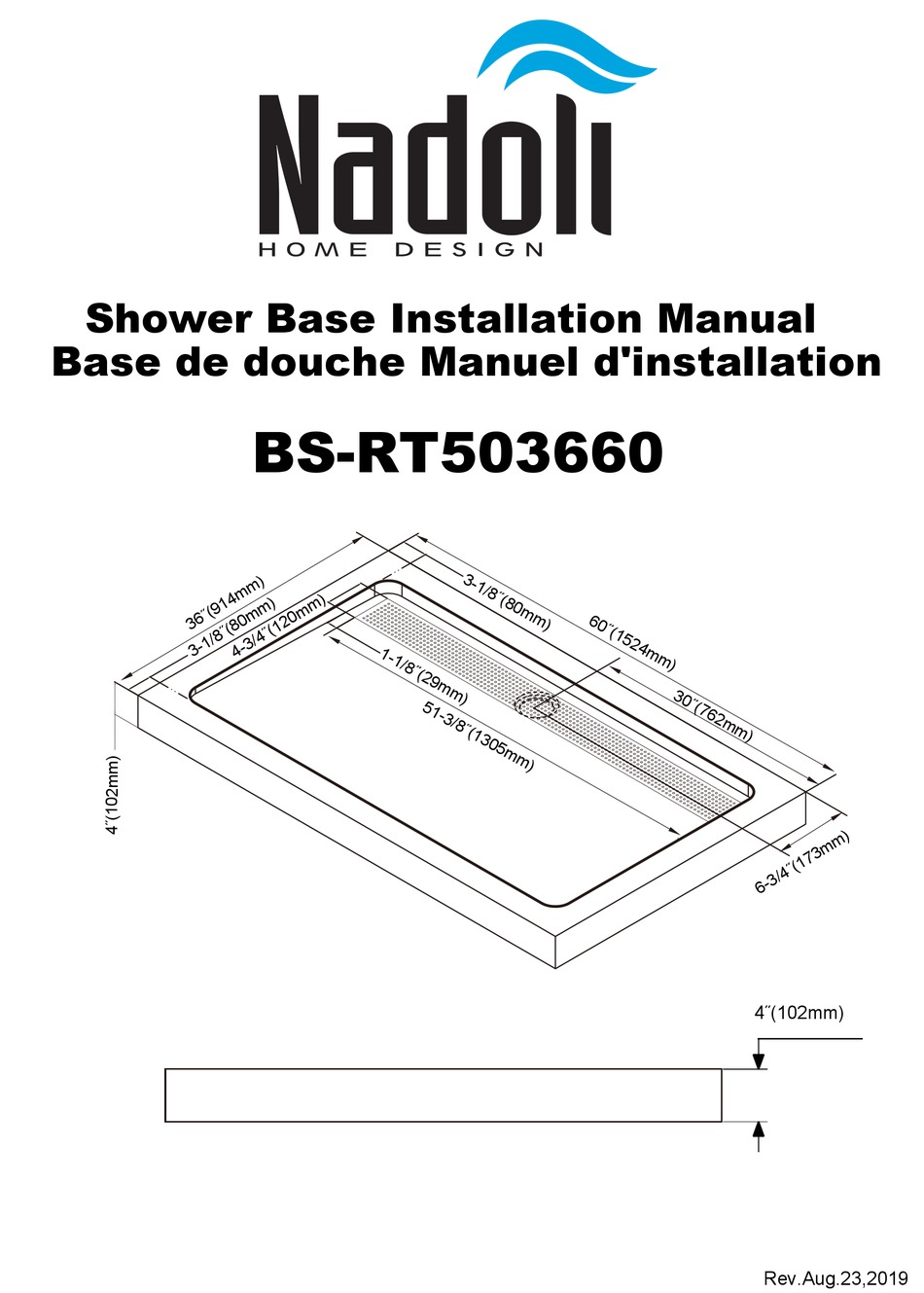 NADOLI BSRT503660 INSTALLATION MANUAL Pdf Download ManualsLib