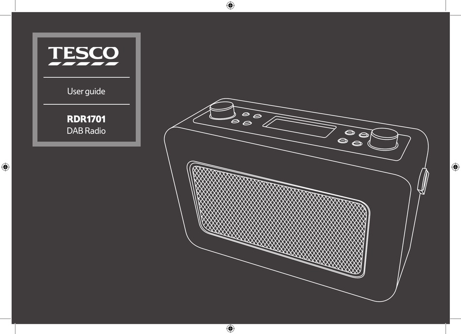 TESCO RDR1701 USER MANUAL Pdf Download ManualsLib