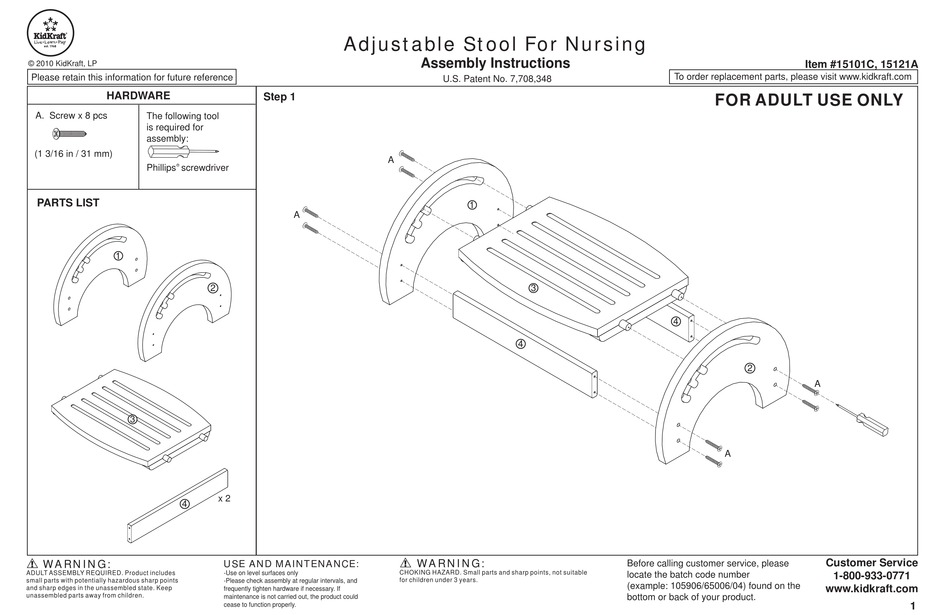 KIDKRAFT 15121A ASSEMBLY INSTRUCTIONS Pdf Download ManualsLib