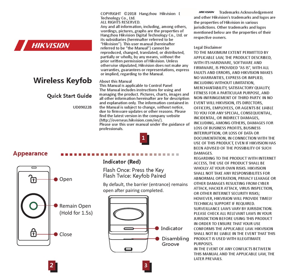 HIKVISION UD09022B QUICK START MANUAL Pdf Download ManualsLib