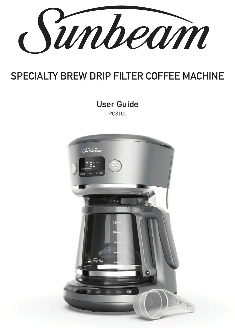 SUNBEAM PC8100 USER MANUAL Pdf Download ManualsLib