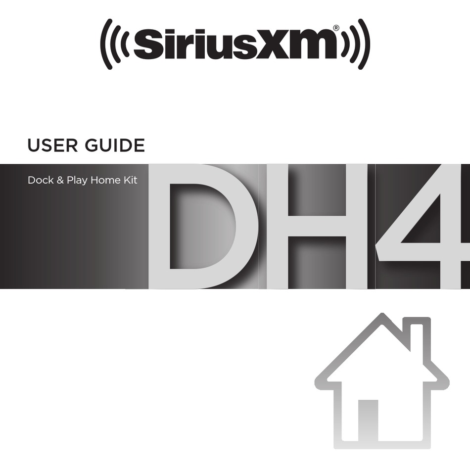 SIRIUS XM RADIO DH4 USER MANUAL Pdf Download ManualsLib