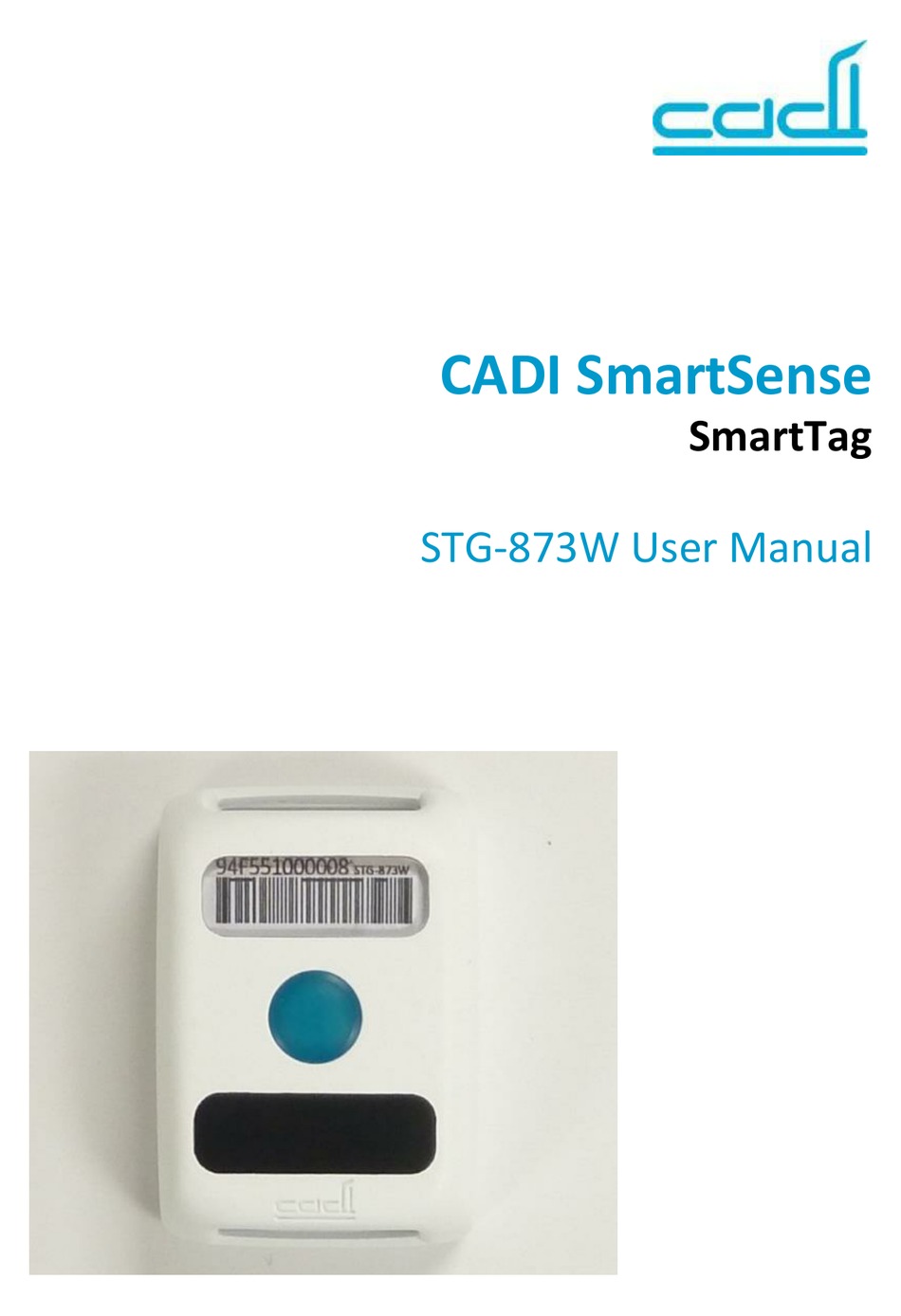 CADI SMARTSENSE SMARTTAG USER MANUAL Pdf Download ManualsLib