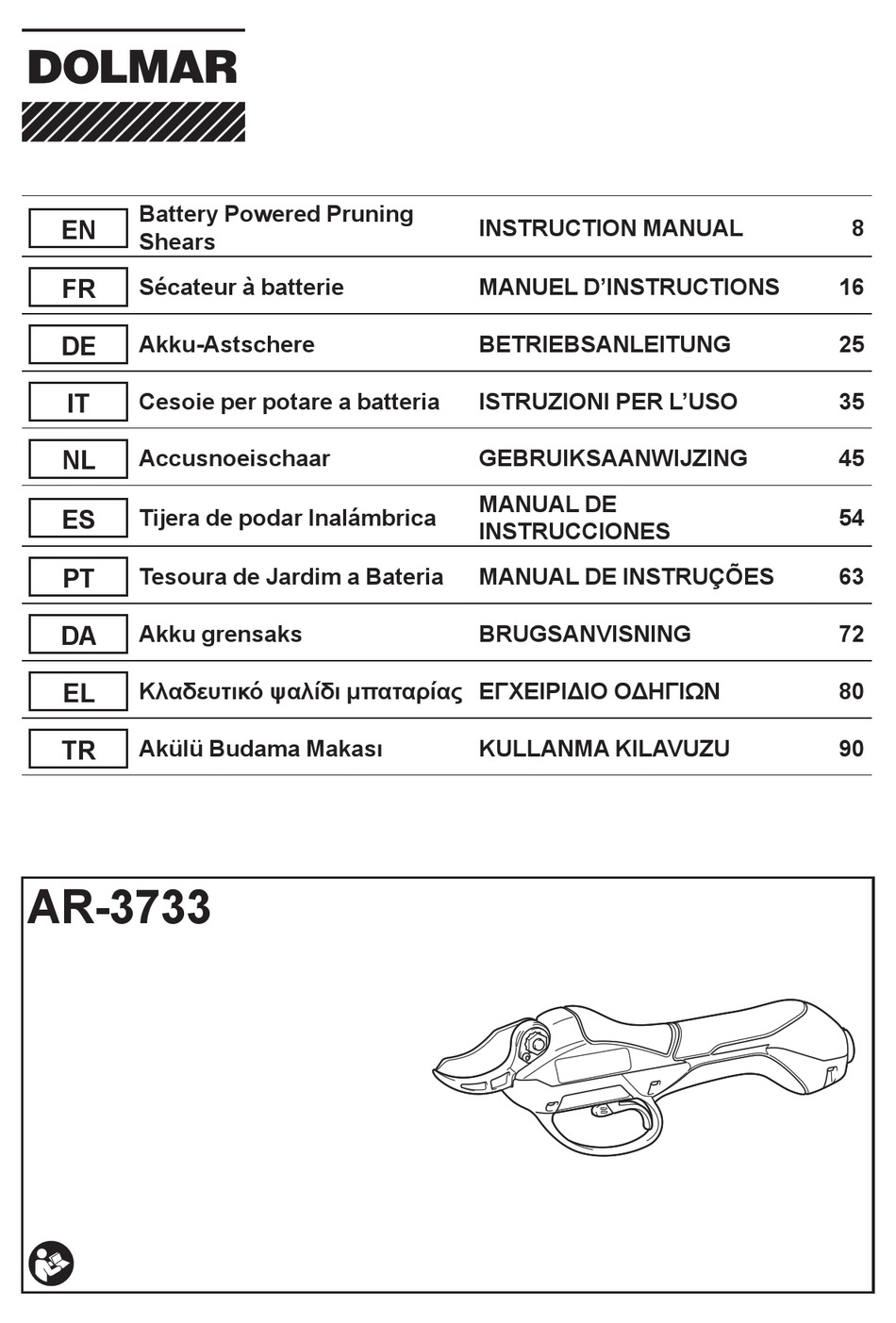 DOLMAR AR3733 INSTRUCTION MANUAL Pdf Download ManualsLib