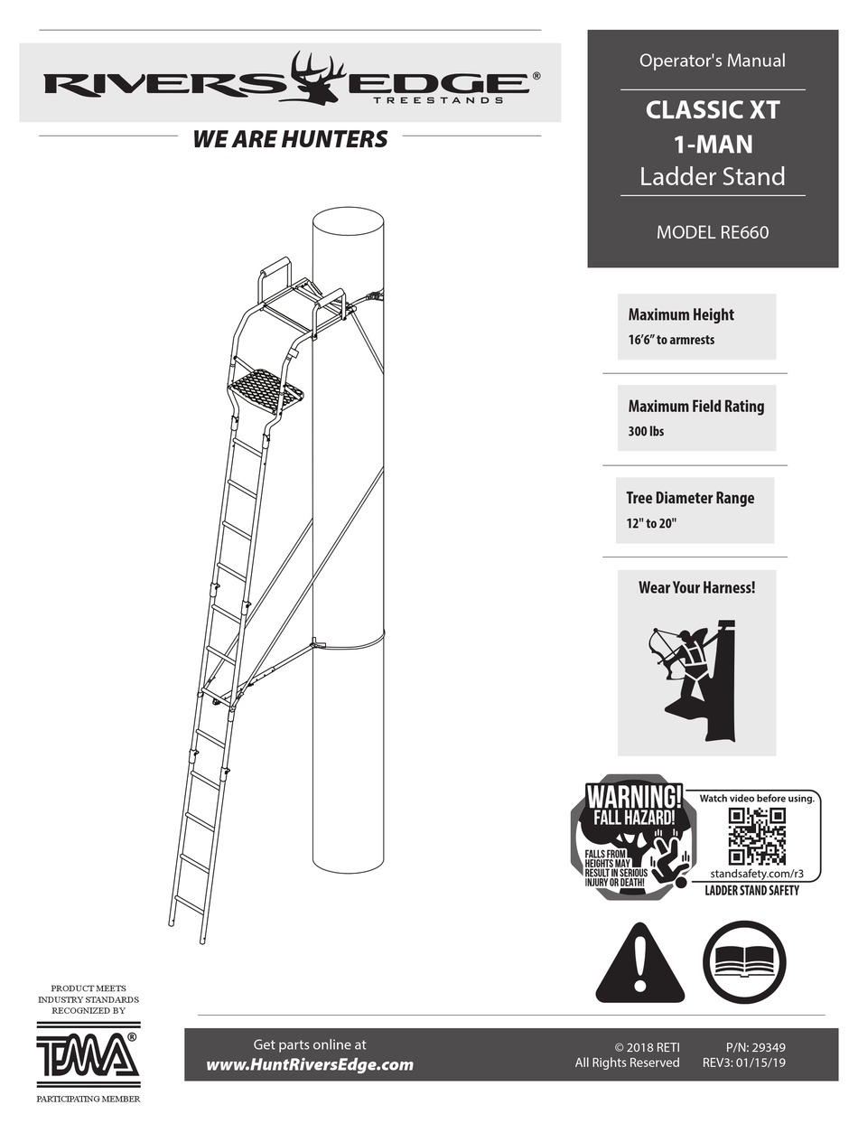 RIVERS EDGE CLASSIC XT OPERATOR'S MANUAL Pdf Download ManualsLib