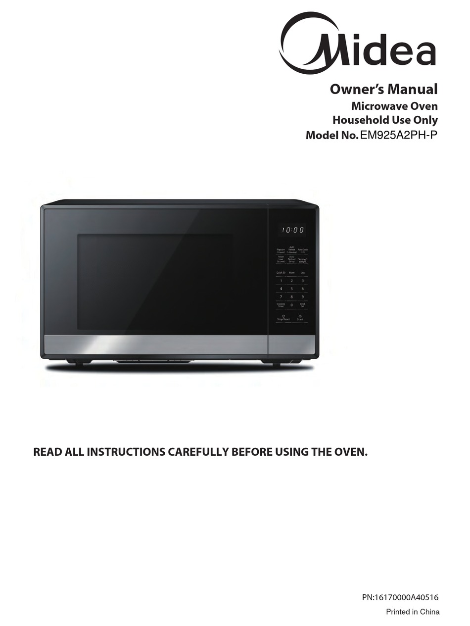 MIDEA EM925A2PHP OWNER