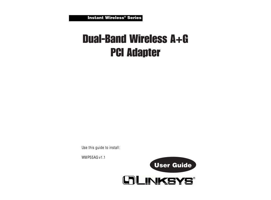 LINKSYS INSTANT WIRELESS SERIES USER MANUAL Pdf Download ManualsLib