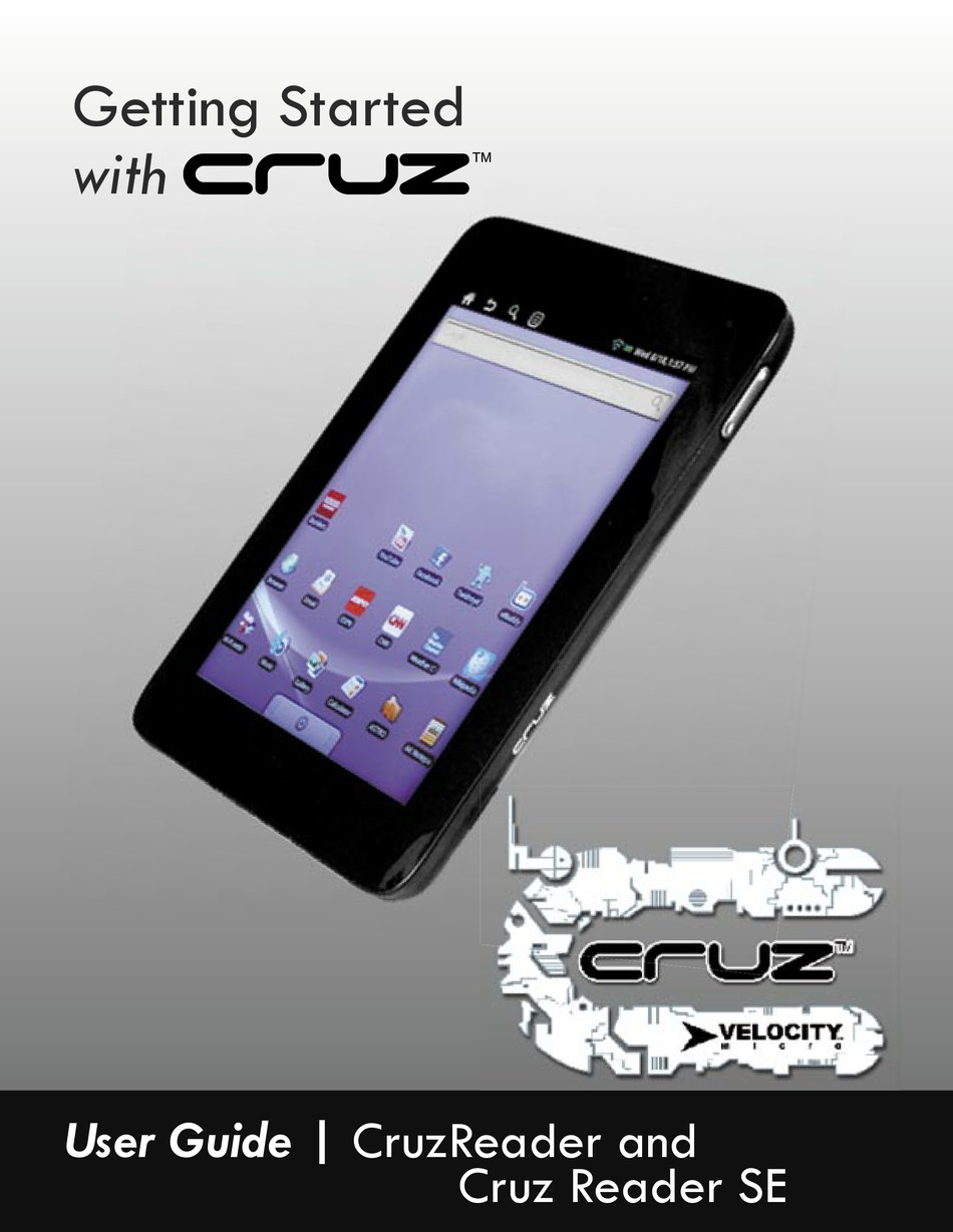 VELOCITY CRUZ R103 USER MANUAL Pdf Download | ManualsLib